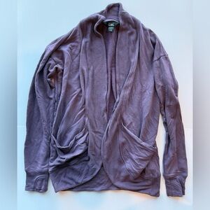 Athleta Kids Purple Cardigan